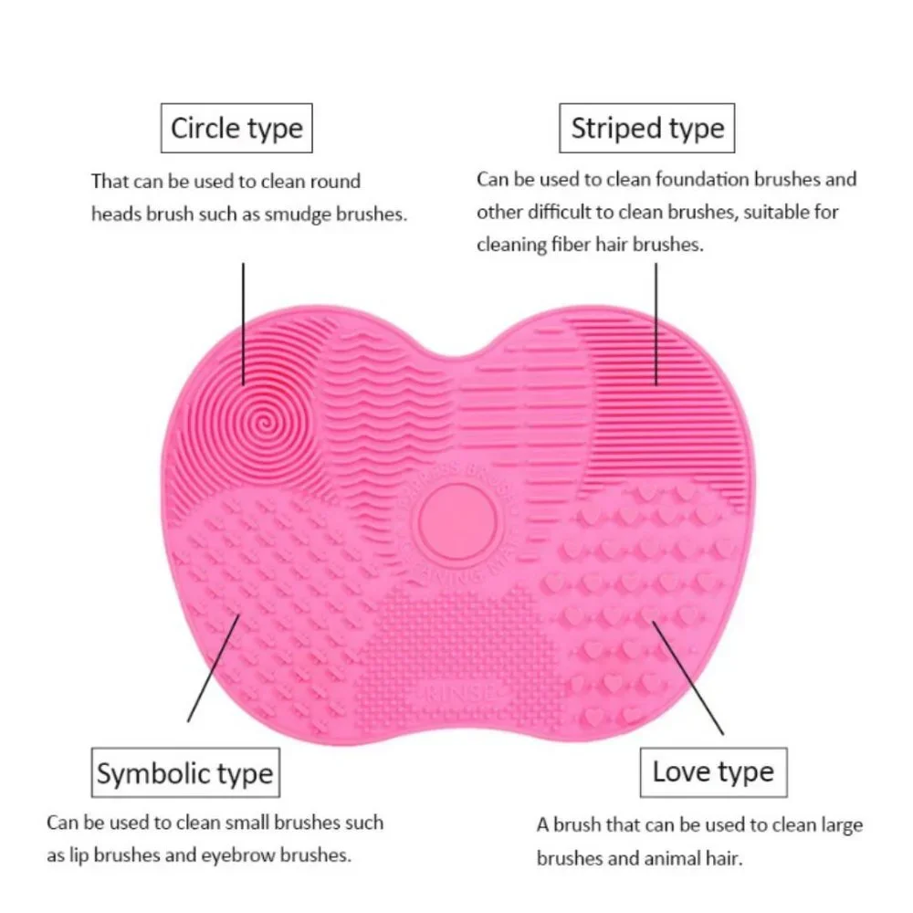 Scrubbing Pad Cosmetic Brush Cleaning Pad‎
